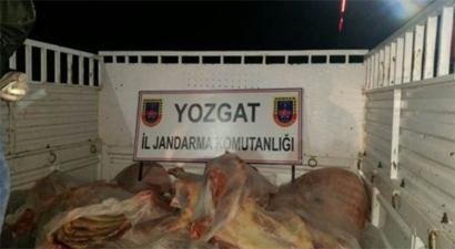 Yozgat`ta 500 Kilo Kaçak Et Ele Geçirildi