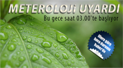 Meteroloji Uyardı