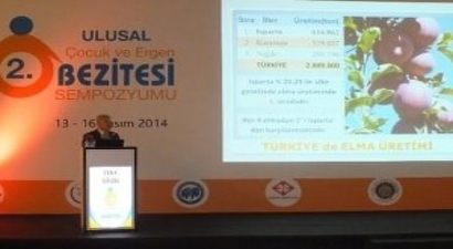 Isparta Elması` Çocuk Obezitesi Sempozyumunda Tanıtıldı