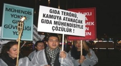 Atanamayan Mühendis, Veteriner ve Teknikerler Eylem Yapıyor