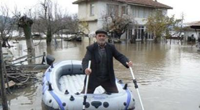 Edirne`deki Nehir Taşkınları