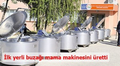 Berrak, ilk yerli buzağı mama makinesini üretti