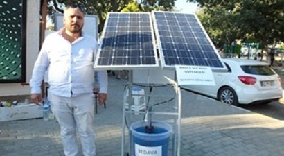Burhaniye`de Arazi Sulamasında Güneş Enerjisi Kolaylığı