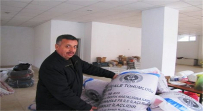 Hisarcık`da Çiftçilere Sertifikalı Tohumluk