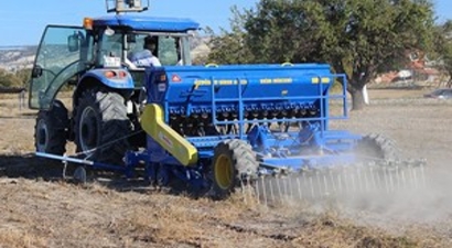 Anıza Ekim Makinasıyla İlk Deneme Yapıldı