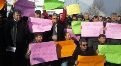 İpsalalı Çeltikçiler, TMO`yu Protesto Etti