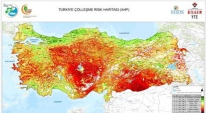 Türkiye`nin Çölleşme Risk Haritası Oluşturuldu