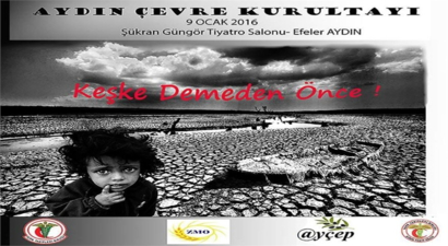 Aydın´da Çevre Kurultayı Düzenlenecek