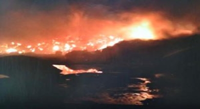 Çiftlikte Çıkan Yangında 5 Bin Balya Saman Kül Oldu