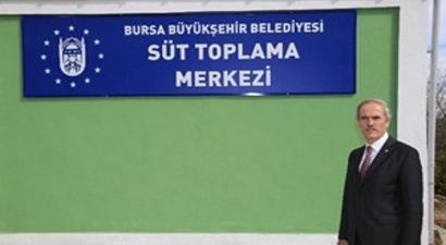 Bursa Büyükşehir Belediyesi`nden Süt Üreticisine Destek