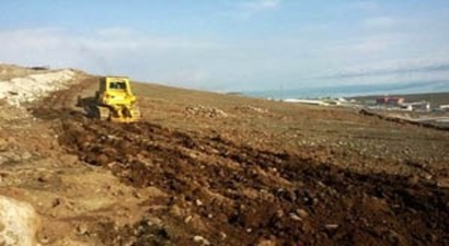 Erciş`te Üzüm Bağları Çalışması