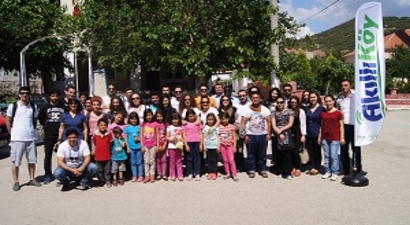 Akıllı Köy`de Fidan Dikim Şenliği Gerçekleşti