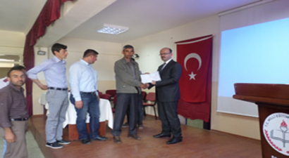 Sürü Yöneticisi Eğitim Kursu Sertifika Takdim Töreni Yapıldı.