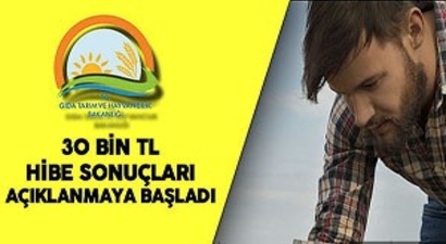 Genç Çiftçi 30 Bin TL Hibe Sonuçları Açıklanmaya Başladı