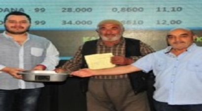 Yılın İlk Mahsul Arpası Ktb`de Satıldı