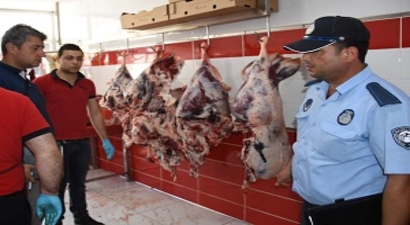 İncirliova`da Kaçak Et Denetimi