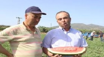 Salihli`de `Karpuz` Tepkisi
