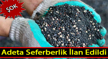 Nitratlı Gübre İçin Seferberlik!