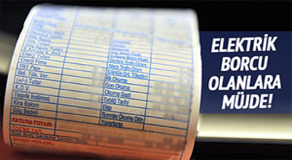 Elektrik Borcu Olanlara Müjde