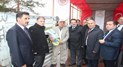 Çiftçilere Mısır Ve Nohut Tohumu Dağıtıldı