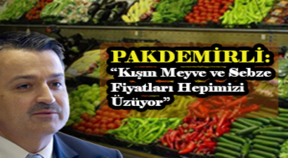 `Kışın Meyve Sebze Fiyatları Hepimizi Üzüyor`