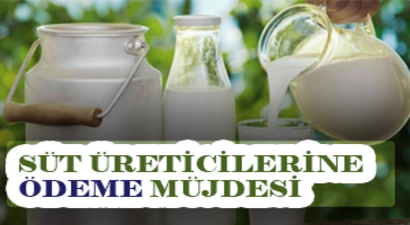 Süt Üreticilerine Ödeme Müjdesi