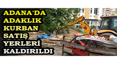 Adana`da Adaklık Kurban Satış Yerleri Kaldırıldı