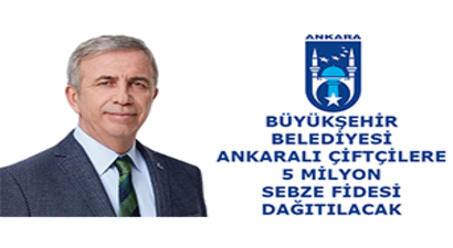 Ankaralı Çiftçilere 5 Milyon Sebze Fidesi Dağıtılacak