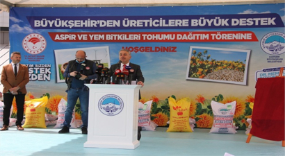 Çiftçilere 15 Milyon Liralık Tohum Desteği