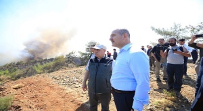 Tarım ve Orman Bakanı Kirişci Yangınla İlgili Son Durumu Açıkladı