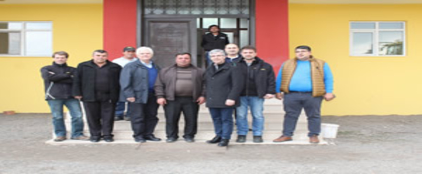 Almanlar Gemerek`te Tarım Arazilerini ve İş Makinelerini İnceledi
