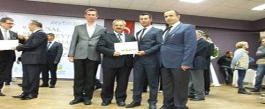 Burhaniye`de Belediye Zeytinyağına Altın Madalya