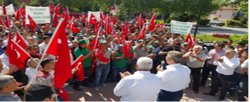 Pancar Çiftçisi Kayseri Şeker`e, Çalışanlar Ekmeğine Sahip Çıktı