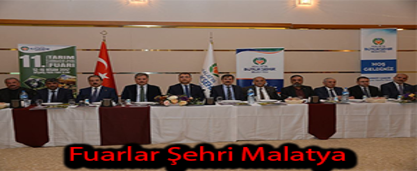 Malatya`da `Tarım Teknolojileri, Makine, Hayvancılık ve Gıda Fuarı`