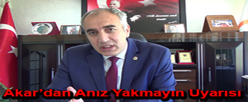 Osman Akar`dan Anız Yakmayın Uyarısı