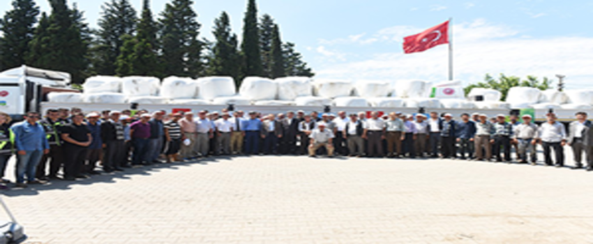 Büyükşehir`den Çiftçiye Destek