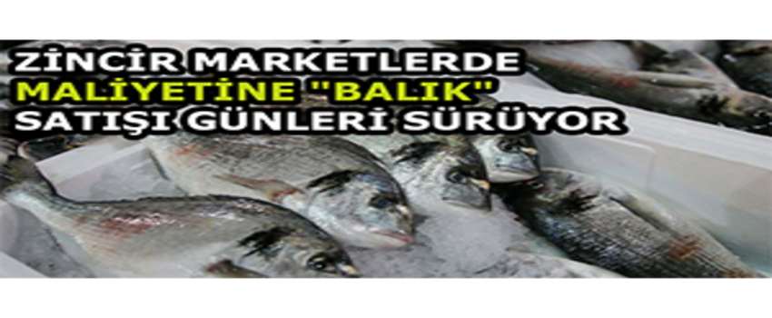 Zincir Marketlerde Maliyetine `Balık` Satışı Günleri Sürüyor