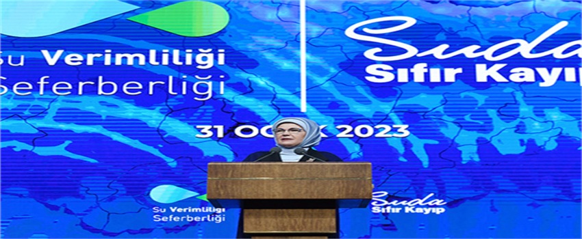`SU VERİMLİLİĞİ SEFERBERLİĞİ` BAŞLATILDI