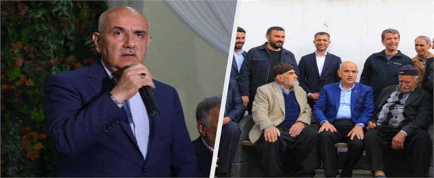 BAKAN KİRİŞCİ, KAHRAMANMARAŞ`TA ÇİFTÇİLER, MUHTARLAR VE STK TEMSİLCİLERİYLE BULUŞTU