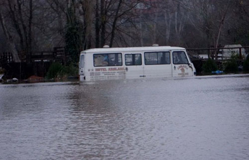 Meriç Nehri taştı