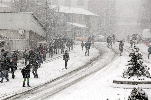 Doğu Anadolu ya kar yağdı